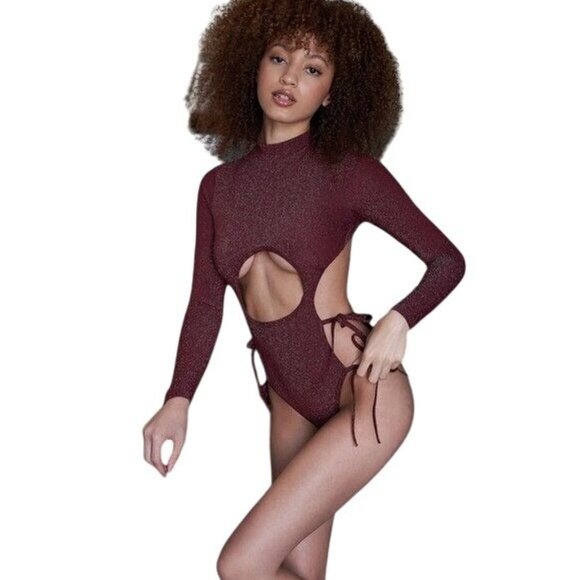 Savage X Fenty Teddy Bodysuit Sleep & Shine Strappy 3X Siren Vixen NEW - Picture 1 of 4